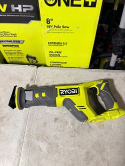 RYOBI TOOL ONLY ONE+ 18V Cordless Reciprocating Saw NEW $75