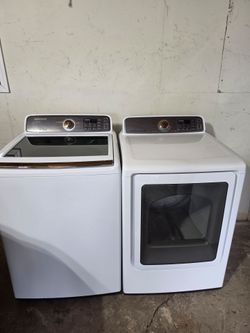 Samsung top load washer and GAS dryer
