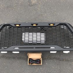 Toyota Tacoma Honeycomb ABS Grill w/ Raptor Style Lighting