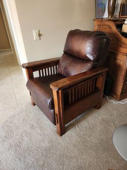 Mission Leather Recliner