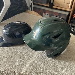 Baseball - batting helmet, catchers helmet