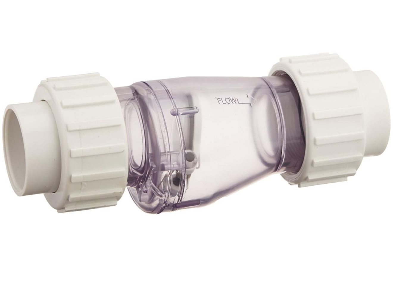 XtremepowerUS Swimming Pool Pump Spring Check Valve Inline Control (1.5")