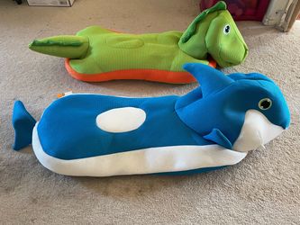 Fun Animal Pool Float for Pets - Quick Draining Fabric Design