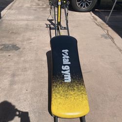 Total Gym Xtreme Adjustable Home Gym Strength Trainer Black/Yellow