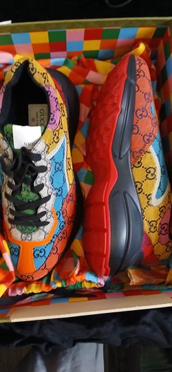 gucci rhyton multi color shoes