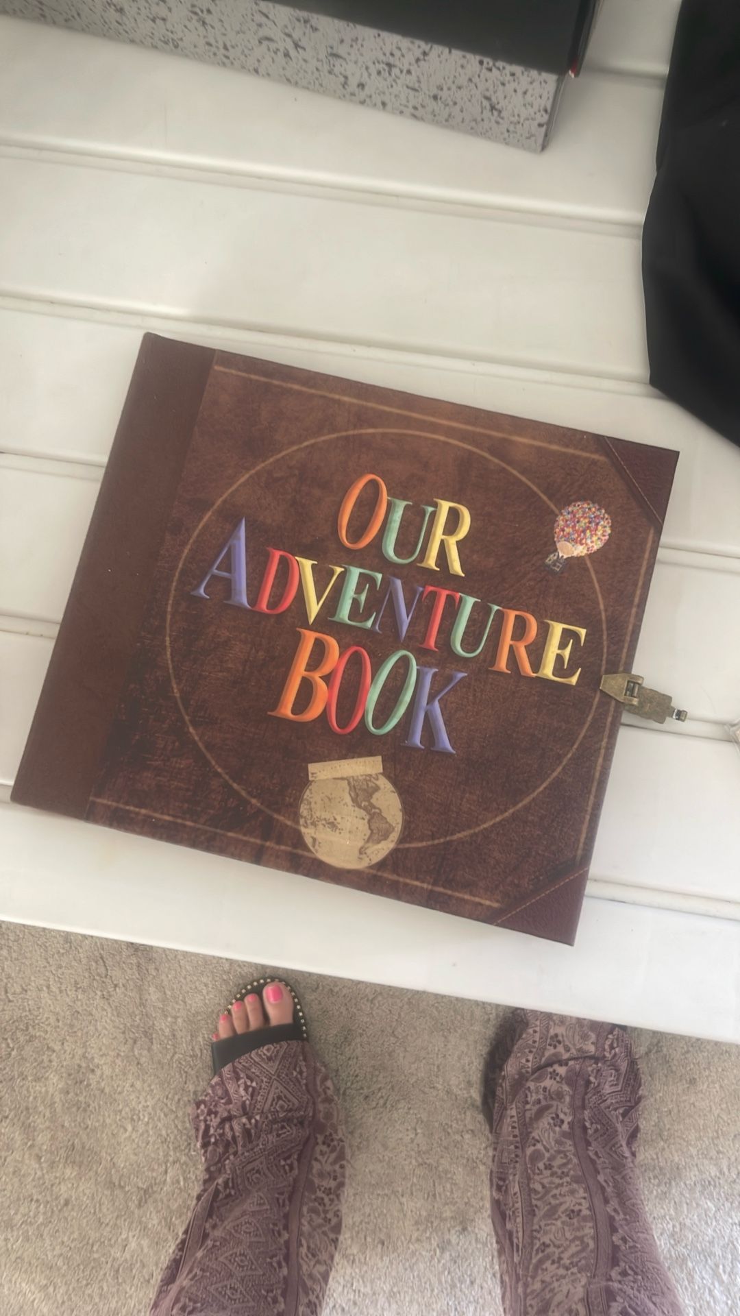 Scrapbooking adventure book
