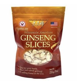 Prince of Peace Wisconsin American Ginseng Root Slices, 255g/9 Ounces

