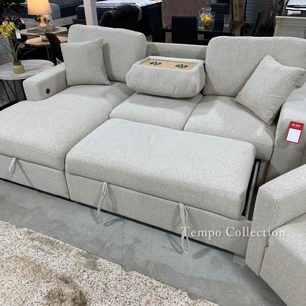 Sleeper Sofa with Matching Swivel Chair