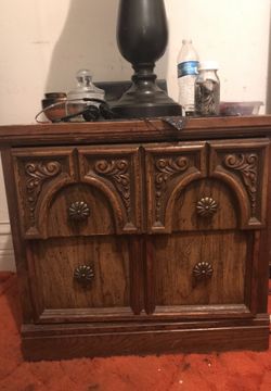 Nightstand real wood