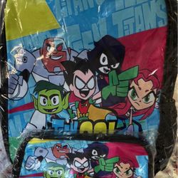 Teen Titans Go Backpack And Pencil Case
