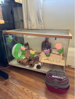 🐹 Custom Large Hamster Enclosure + All Accessories Included! 🐹
