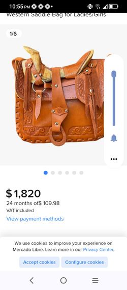 Saddle hand bag