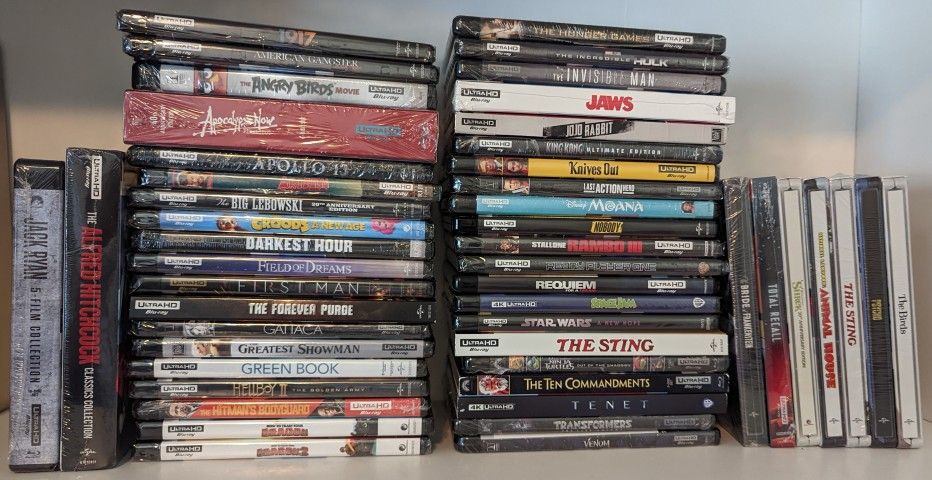4K UHD Movies - Mint Condition - Prices In Photos
