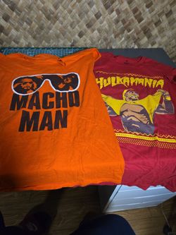 WWE wrestling shirts, 2 tees https://offerup.com/redirect/?o=c3ouTWVk young mens
