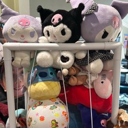 Stuff Animals And Cage