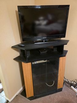 Corner TV stand