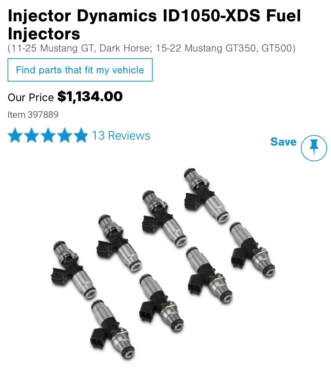 Injector dynamics ID1050x