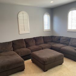  4 PC Sectional w/ Oversized Ottoman 