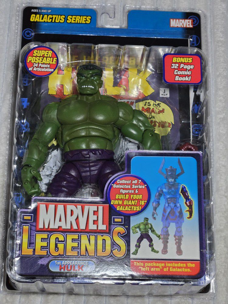 Marvel Legends First Appearance Green Hulk Galactus Series 1st Appearance