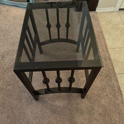 Glass End Table