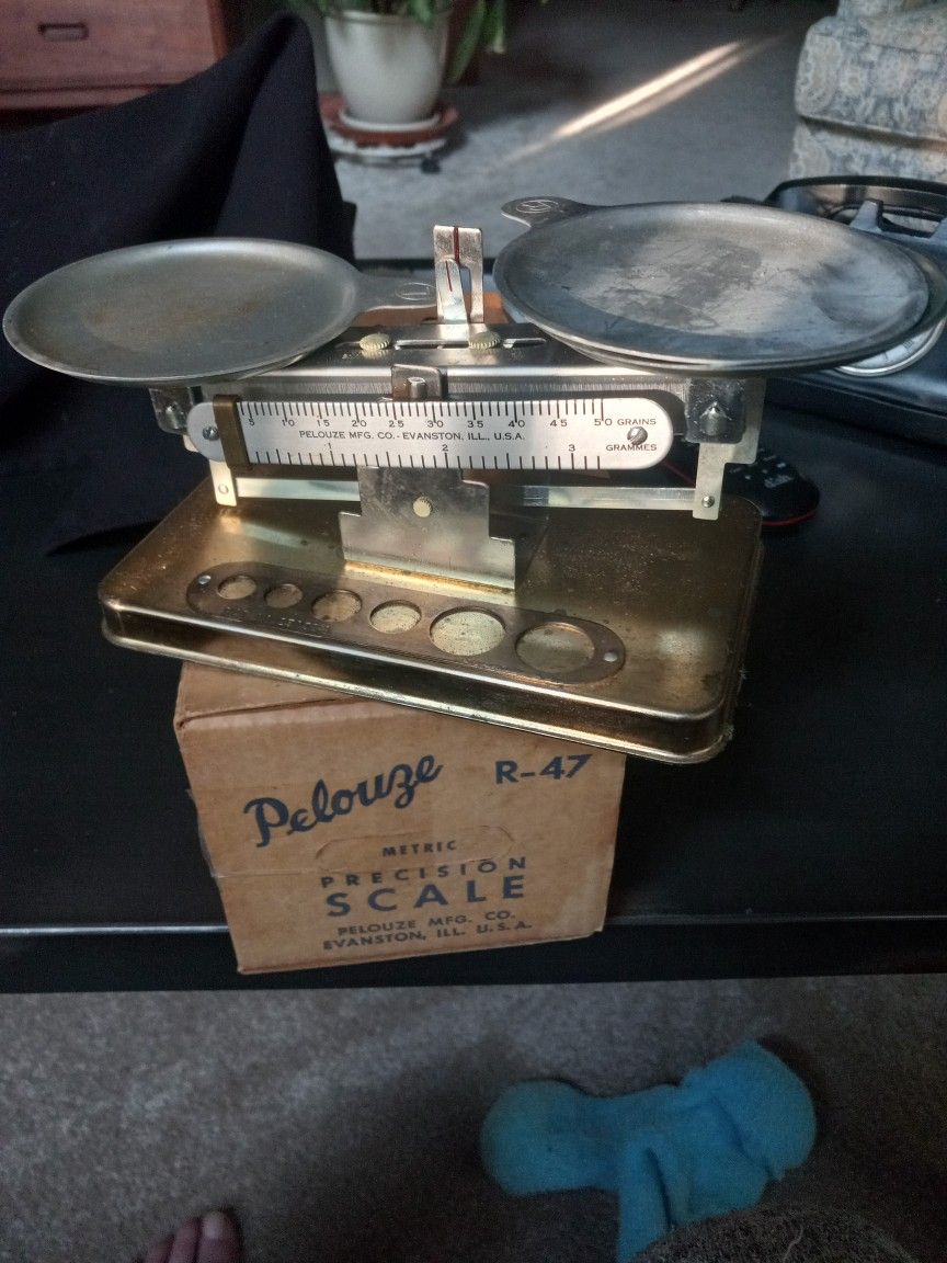 Vintage "Pelouze" Precision Scale