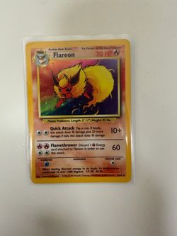 Pokemon Flareon Holo