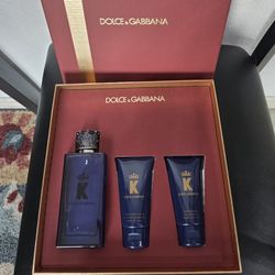 Dolce & Gabbana K Eau De Parfum Spray for Men Set
