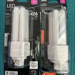 Feit PL GX24Q-3 4-Pin LED Bulb Cool White 26 Watt Equivalence  2/$5