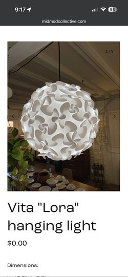 VITA Copenhagen Lora Pendant Lamp
