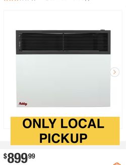 🌊 Ashley Hearth Products Ashley Direct Vent Wall Heater Dual Fuel 25K BTU 🆕white
