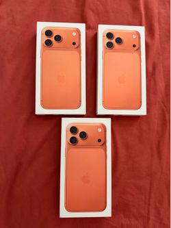 Apple iPhone 17 pro max orange unlocked $1320 each