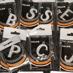 Diamond Letter Keychains