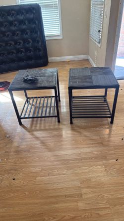 Metal And Wood Tables