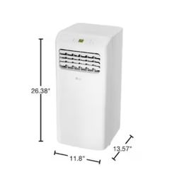 LG 6,000 (DOE) BTU 115-Volt Portable Air Conditioner Cools 250 Sq. Ft. with Dehumidifier and LCD new $170