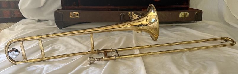 1971 F.E. Olds Ambassador Trombone Fullerton, CA with Original Case and Bach Mouthpiece