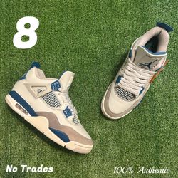 Size 8 Air Jordan 4 Retro “Military Blue 2024” 🦕 