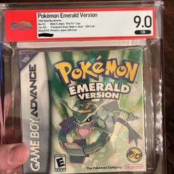 PSA 9.0 Pokémon Emerald Version (CIB+) – First Print – Open to Offers