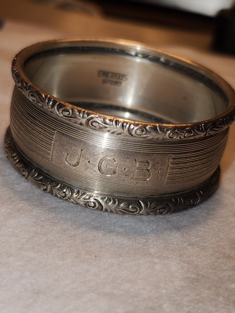 Birks sterling napkin ring