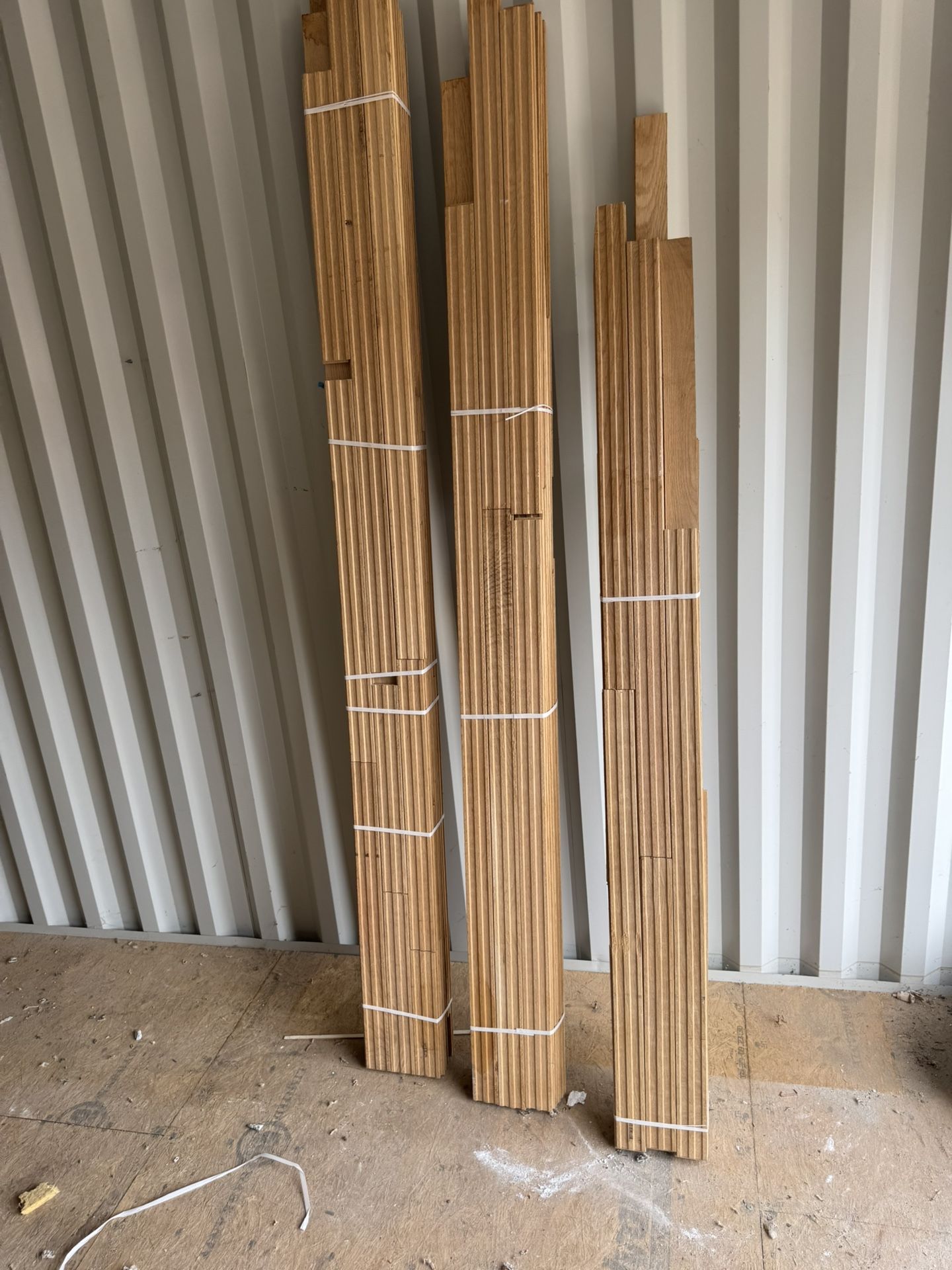 3 bundle of White Oak Hardwood flooring. $125 for All 3