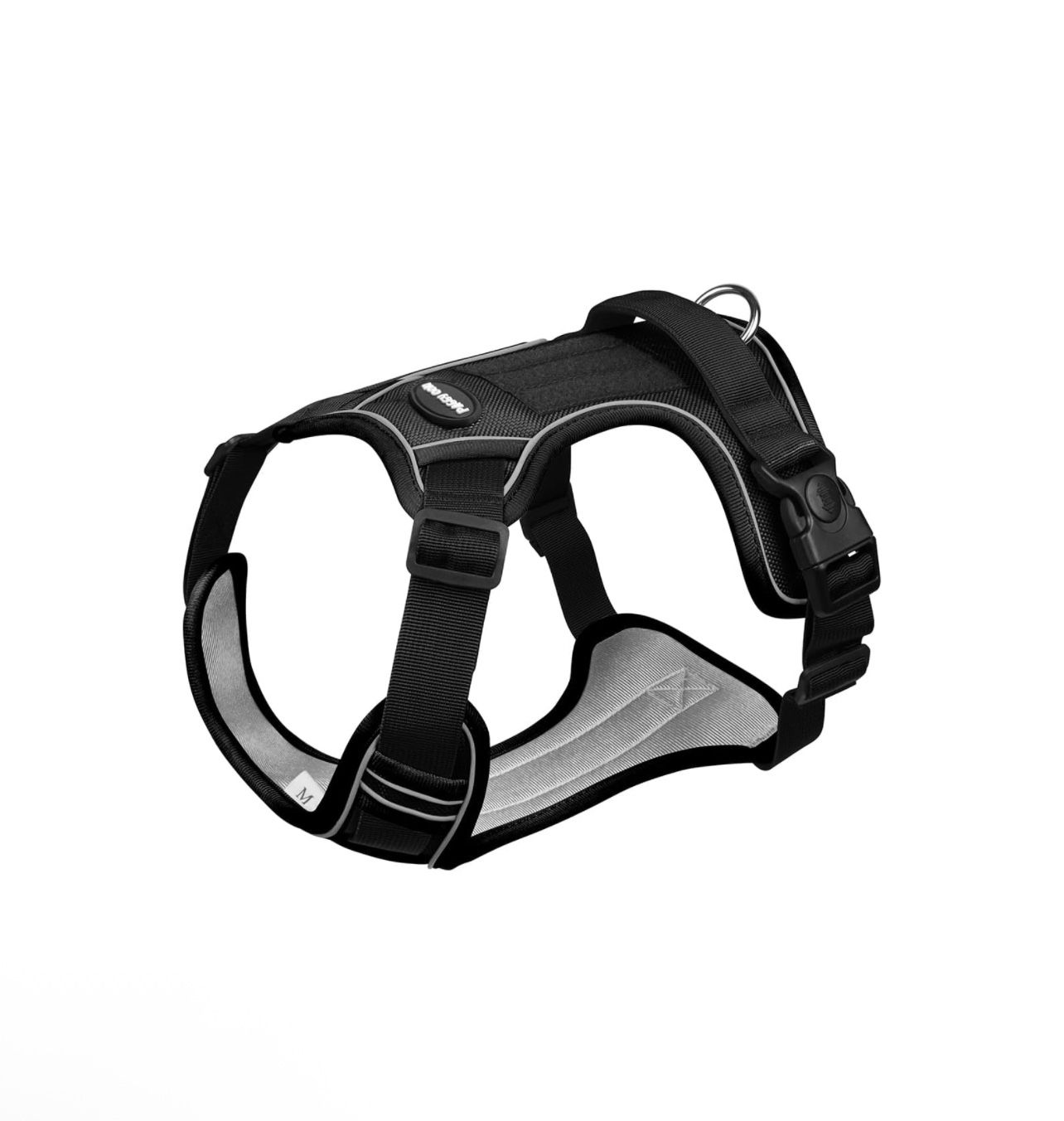 Adjustable Oxford Dog Harness No Pull and Leash Set Walking Pet Harness with Easy Control Handle for Lifting No Choke Front Clip Reflective Dog Vest 2