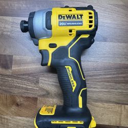 DEWALI ATOMIC 20V MAX Cordless Brushless Compact 1/4 in. Impact Driver (Tool Only)