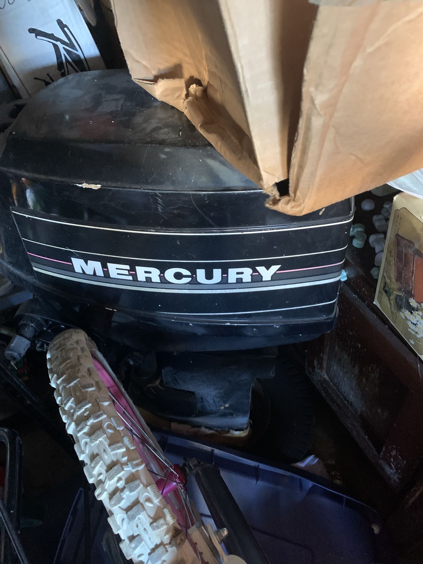 Two Older Boat Motors