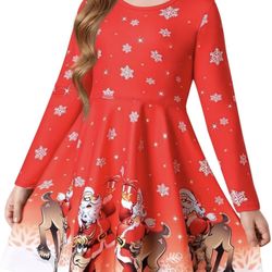 🎄🤶🧑‍🎄🪅vestido  para niñas 👧 muy bonito y colorido solo dos disponibles uno L y XXL  la tela estira   Perfectos para nuestras princesas 👸 en tem
