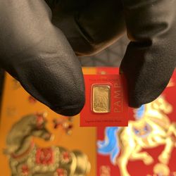 1g Gold - Pamp Suisse Lunar Year (Horse)