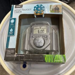 Hose faucet timer