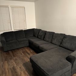 5-Piece Sectional Couch with Chaise