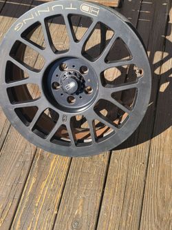 HD Tuning Matte Black Alloy Wheel Rim