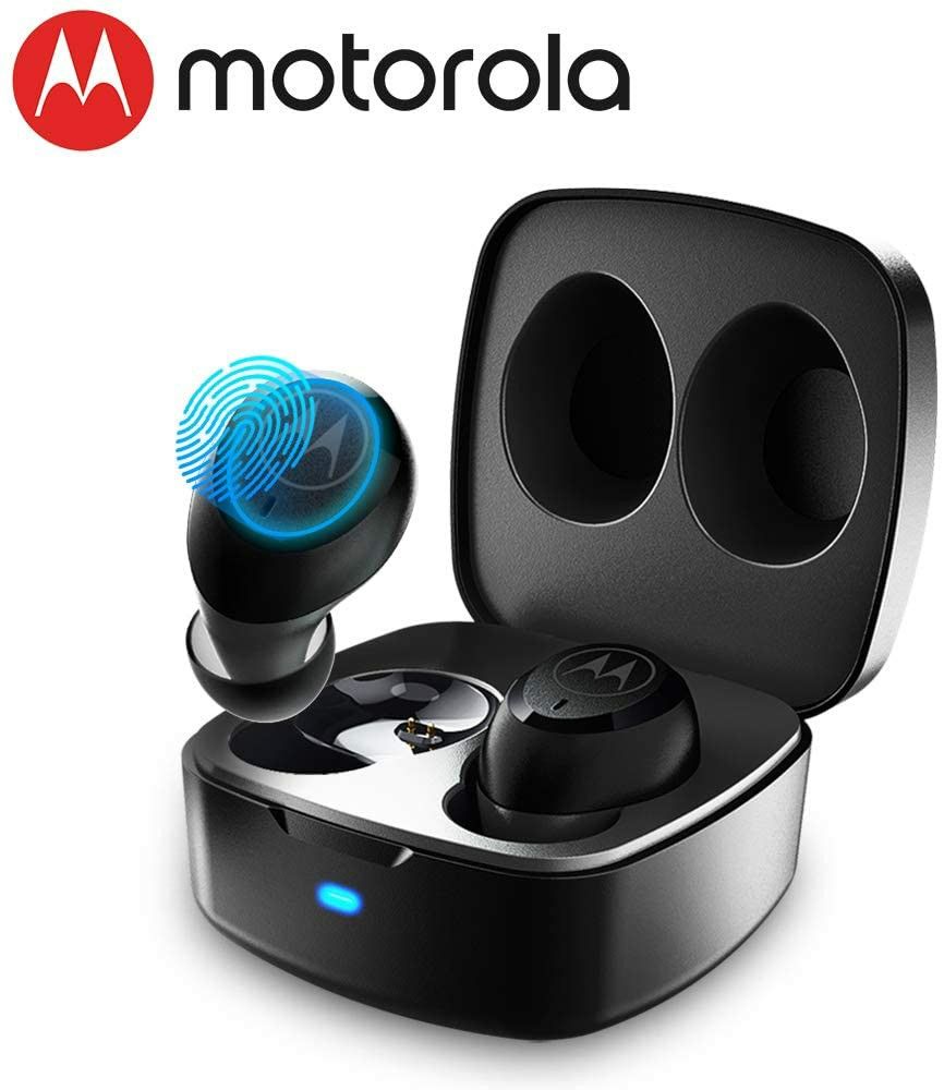 MOTOROLA Vervebuds 100 Earbud Headphones, Waterproof True Wireless Earbuds, Bluetooth 5.0 in-Ear with Hands-Free Call Microphone