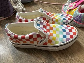 Girls’ Shoe Lot - Vans, Skechers & Adidas - Sizes 7 to 3