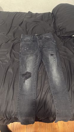purple jeans